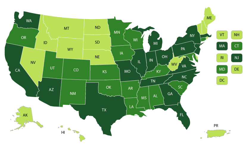 CCDF Map